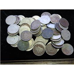APPROX. 69 LIBERTY "V" NICKELS 1889-1912