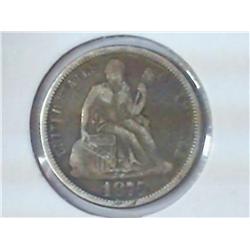 1875 SEATED LIBERTY DIME