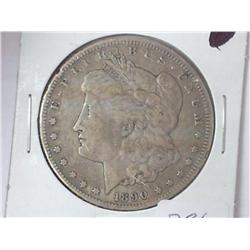 1890-CC MORGAN SILVER DOLLAR