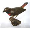 Antique Carved Wooden Songbird