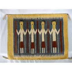 Native American Navajo 4 Yei Rug