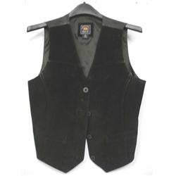 Route 66 Black Suede Vest Size M