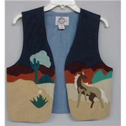 Slaminder Western Vest Size M