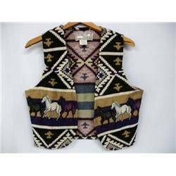 Southwest Canyon Cowboy Vest Size M