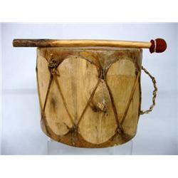 Native American Pueblo Drum & Beater