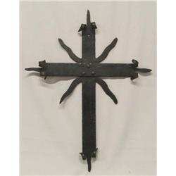 New Mexico Hand Forged Iron Cross