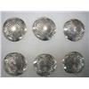 Image 1 : 6 Native American Navajo Silver Buttons
