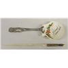 Antique Pearl Handled Pen & Silver Spoon