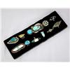 Image 2 : 12 Native American Zuni and Navajo Rings