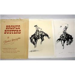 Frederic Remington Bronco Buster Prints