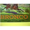 Image 2 : 1928 Original ''Bronco'' California Fruit Box Label