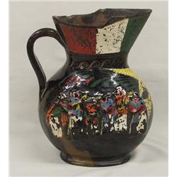 Vintage Mexican Day of the Dead Pitcher