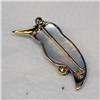Image 3 : 14 Kt Gold Hummingbird Pin
