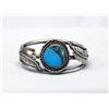 Image 2 : Native American Navajo Silver Turquoise Bracelet
