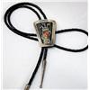 Native American Navajo Sterling Bolo w Golf Clubs