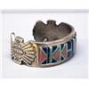 Image 2 : Native American Navajo Bracelet Hallmarked ERB