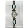 Image 1 : Native American Navajo Silver Opal Watchband