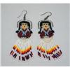 Native American Shoshone Beaded Earrings
