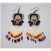 Image 2 : Native American Shoshone Beaded Earrings