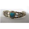 Fred Harvey Style Heart Bracelet