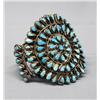 Image 2 : Native American Zuni Turquoise Cluster Bracelet