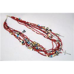Native American Navajo Pueblo Treasure Necklace