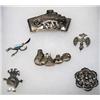 Image 2 : 6 Native American Silver Pins