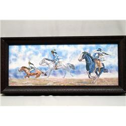 Native American Navajo Painting by Hanley