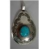 Image 2 : Native American Navajo Silver Pendant by LB