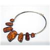 Baltic Amber Pendant Choker