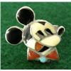 Native American Zuni Mickey Mouse Ring