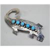 Image 1 : Native American Navajo Lizard Pin by Tim Yazzie