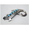 Image 2 : Native American Navajo Lizard Pin by Tim Yazzie