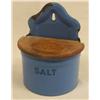 Image 1 : Antique Enamelware Salt Box
