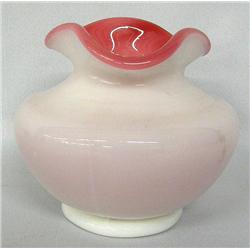 Antique Cased Glass Vase