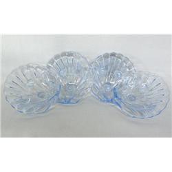 Blue Glass Nut Cups