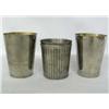 Vintage German & West Indian Silvered Metal Cups