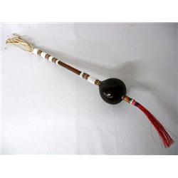 Native American Kiowa Ceremonial Gourd Rattle