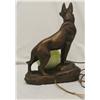 Image 2 : Art Deco German Shepherd Dog Lamp