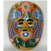 Image 1 : Huichol Hand Painted Pottery Mask