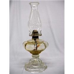 Antique Kerosene Glass Lamp
