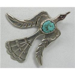 Native American Navajo Peyote Bird Pin