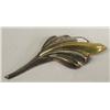 Image 1 : Silver Taxco Stylized Leaf Pin