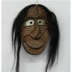 Iroquois Wooden False Face Society Mask