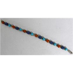 Silver and Stone Reversible Bracelet