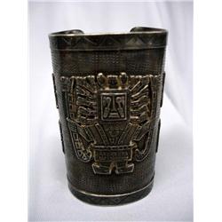 Mexican Vintage Silver Cuff Bracelet