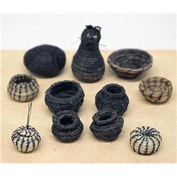 Native American Papago Miniature Baskets