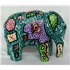 Image 1 : Wooden Elephant Hand Painted by Kills Thunder