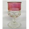 Image 2 : 6 Cranberry Flash Glass Goblets