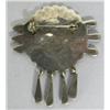 Image 2 : Vintage Taxco Silver Turquoise Pin